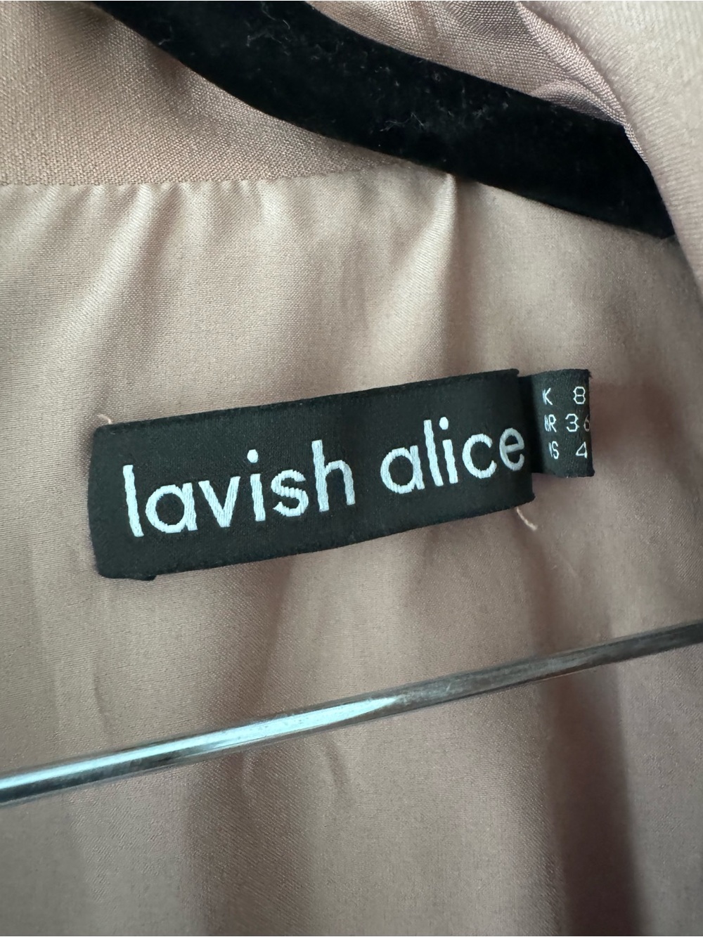 Lavish Alice Feather Cuff Wrap Mini Dress - Dusty Rose - Picture 2 of 6